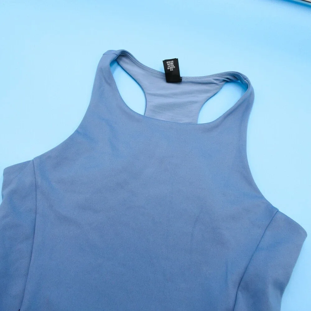 Victorias Secret Blue Small On Point‎ Racerback Bikini One Piece Swimsuit New